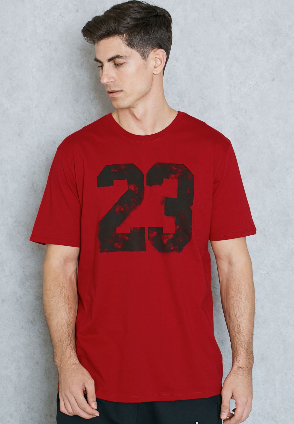 jordan 23 shirt red