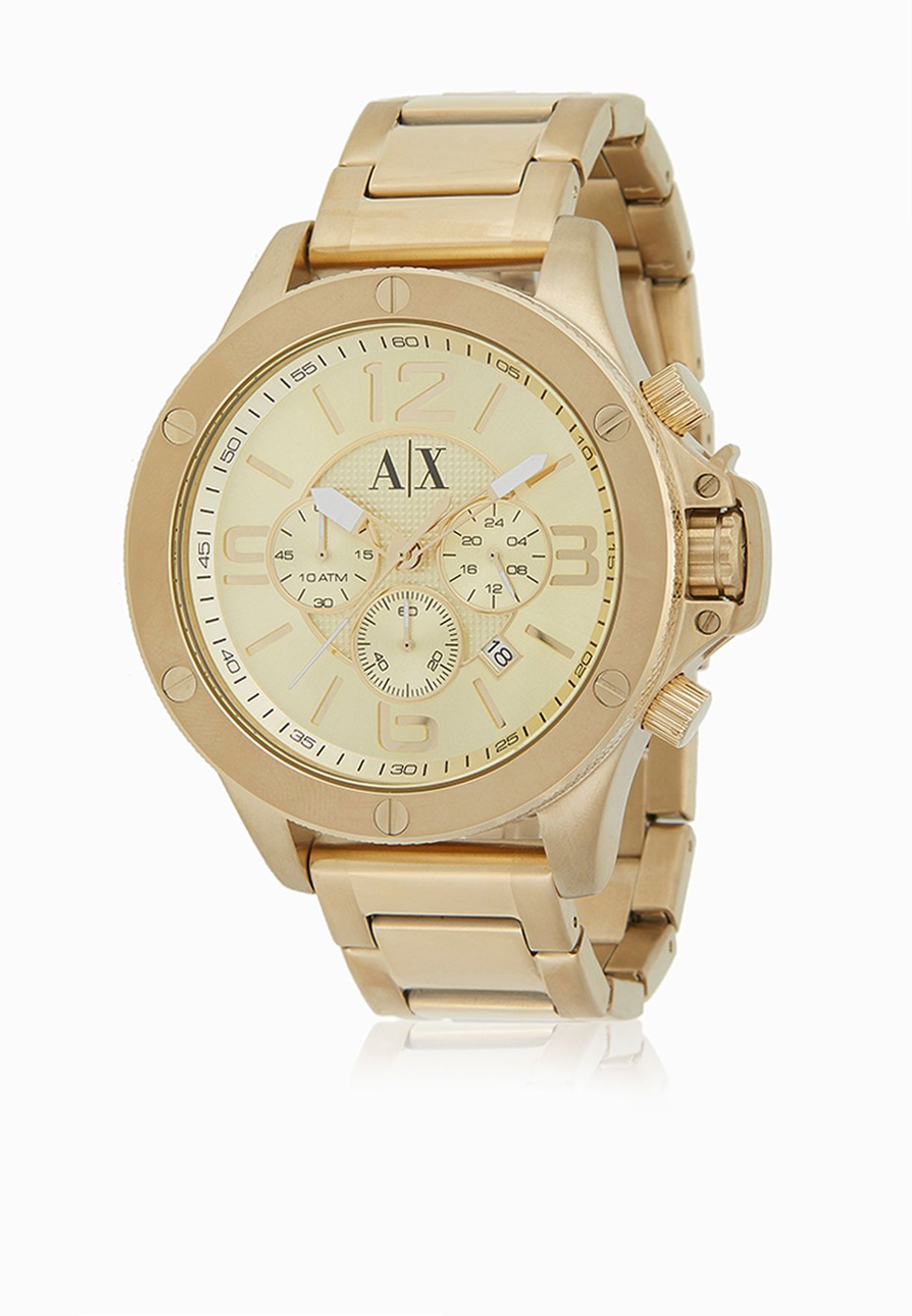 Buy Armani Exchange gold Analogue Watch for Men in Muscat, Salalah