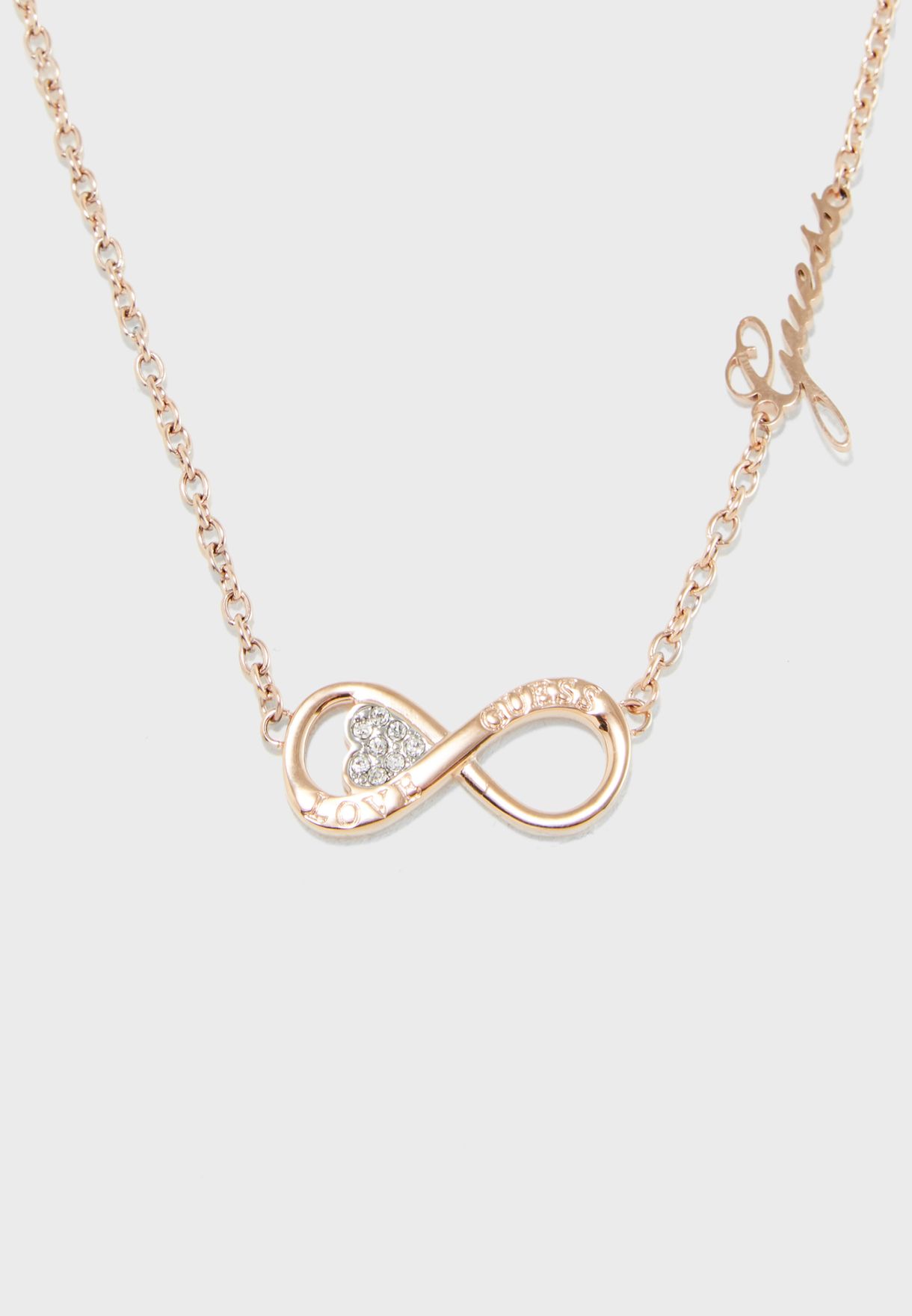 guess infinity necklace