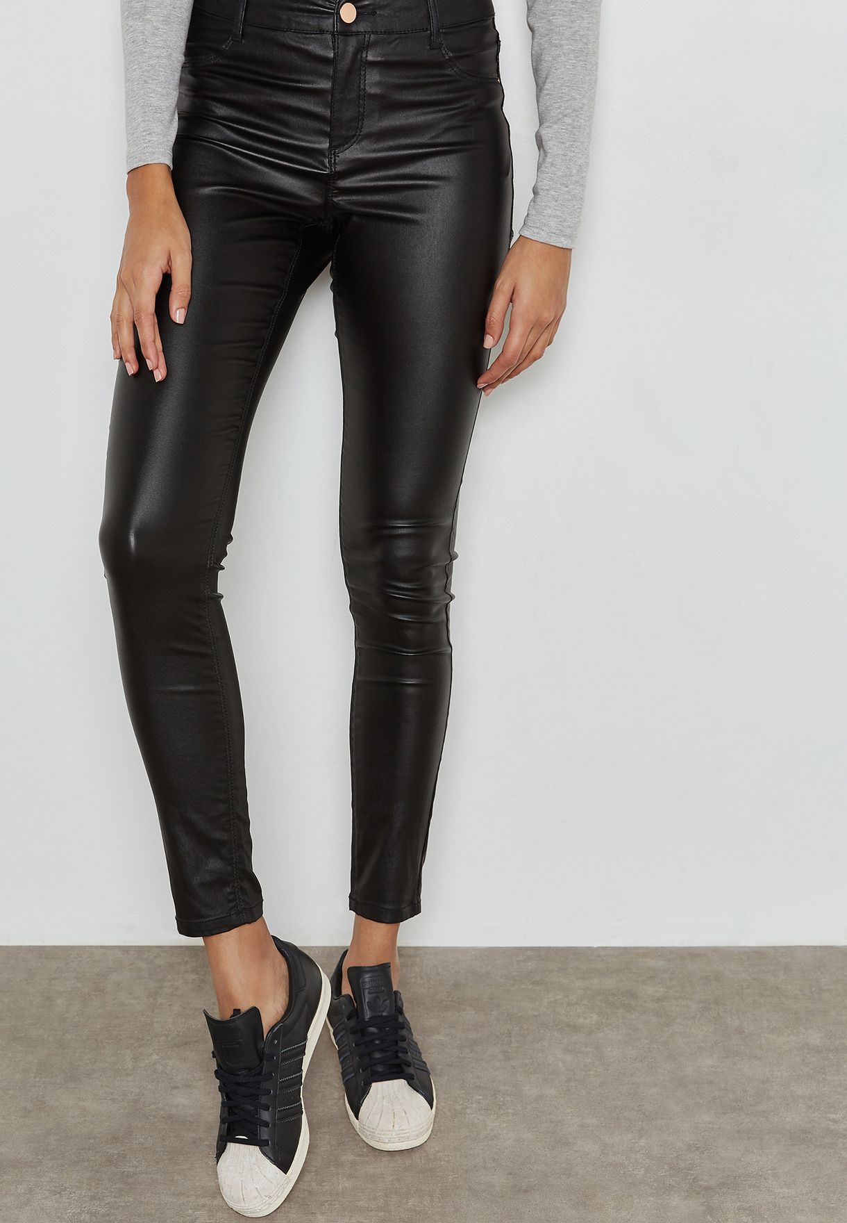 dorothy perkins coated jeans