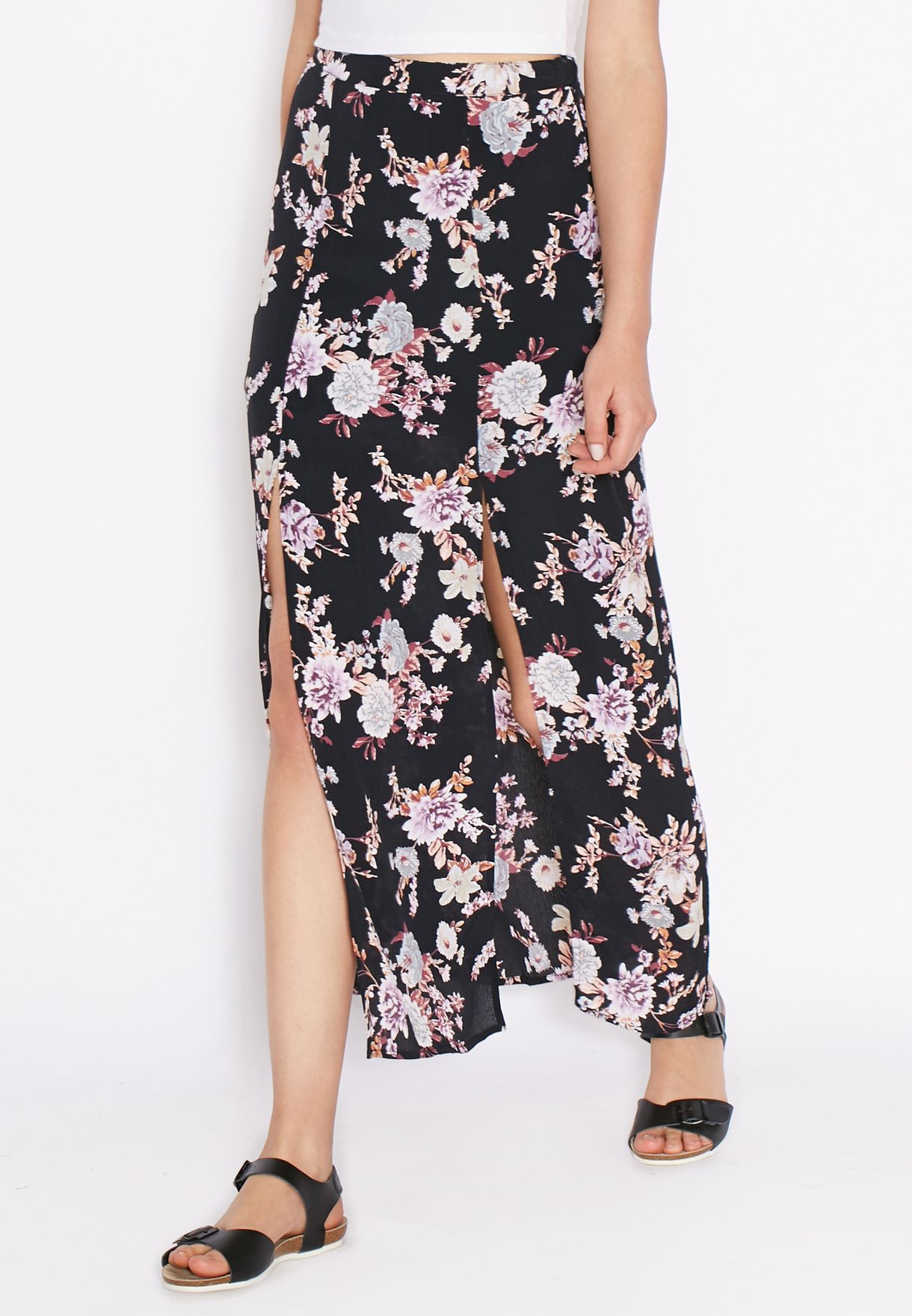 miss selfridge petite maxi skirt