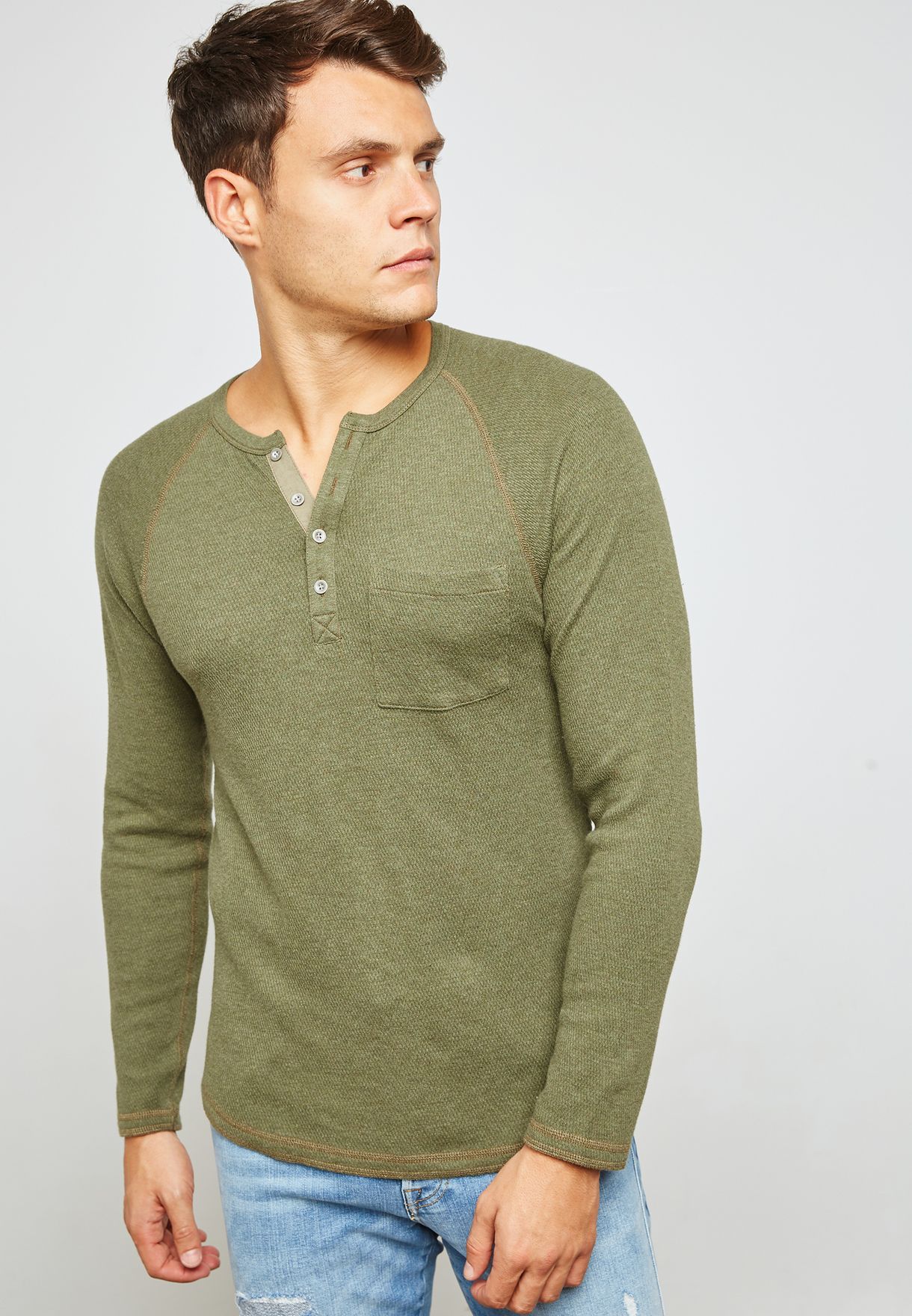 henley shirt j crew