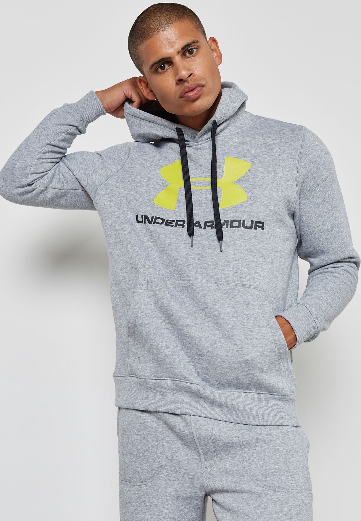 under armour men's rival fitted pullover hoodie
