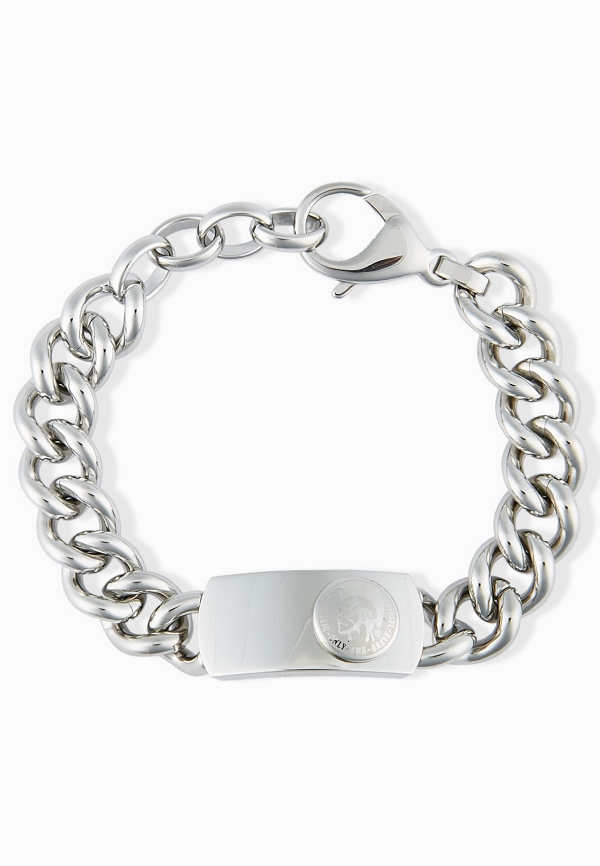 Buy Diesel Silver Not So Basic Bracelet For Men In Mena Worldwide Dx0691040