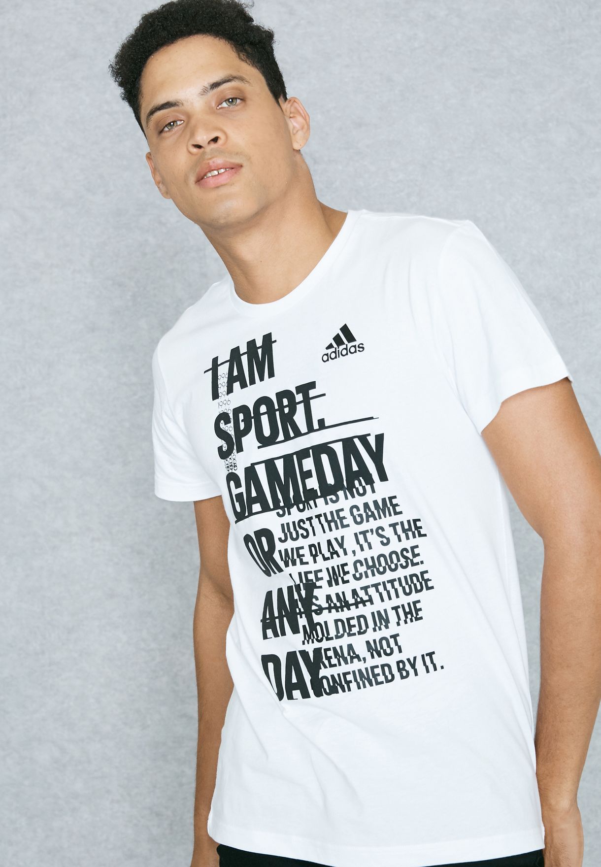 Buy adidas white I Am Sport T-Shirt for 