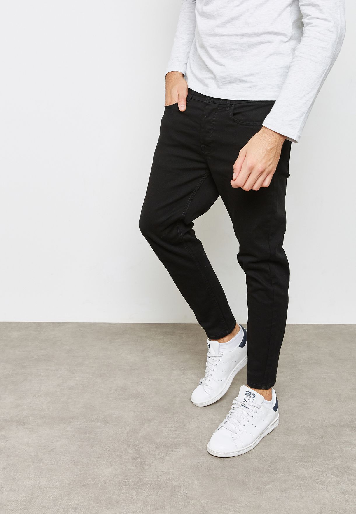 mens cropped jeans skinny