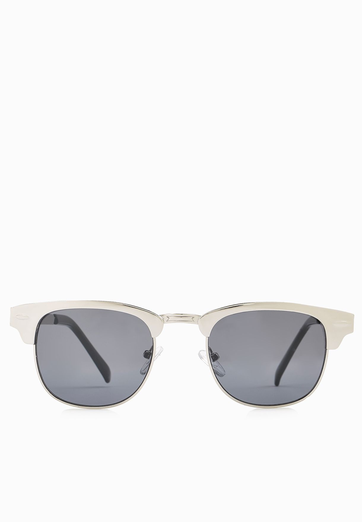 silver clubmaster sunglasses