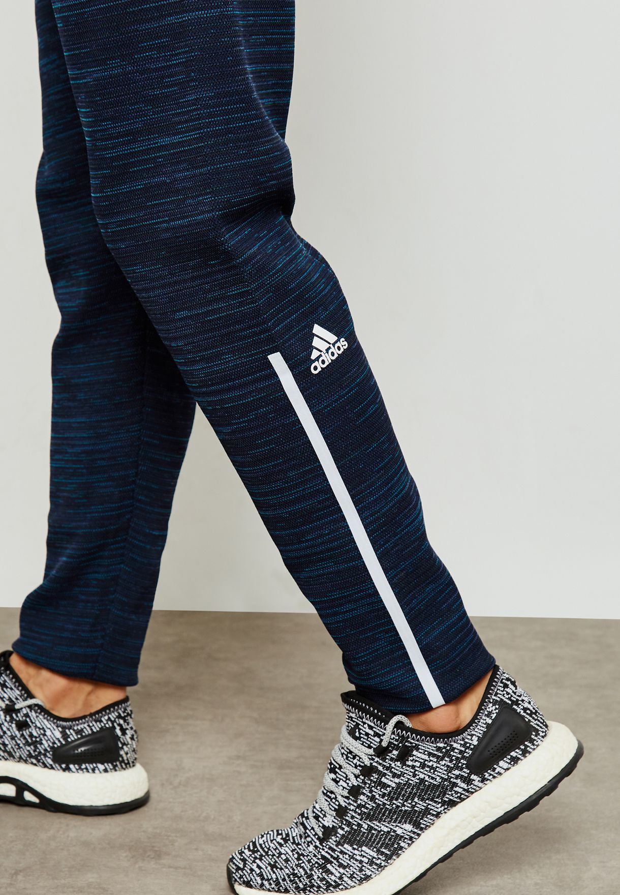 adidas parley zne joggers in navy