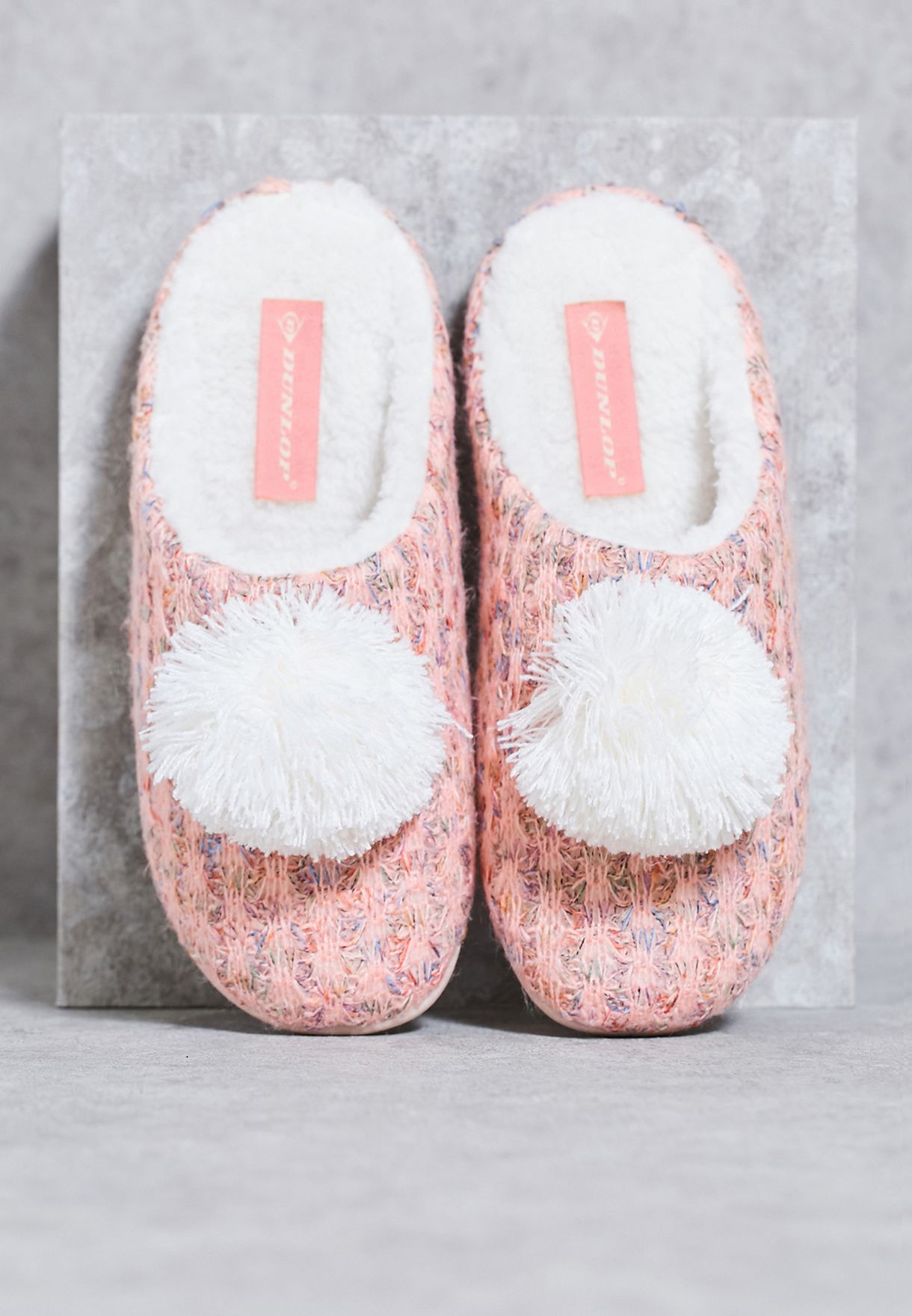 Buy pink Pom Pom Bedroom Slippers for 