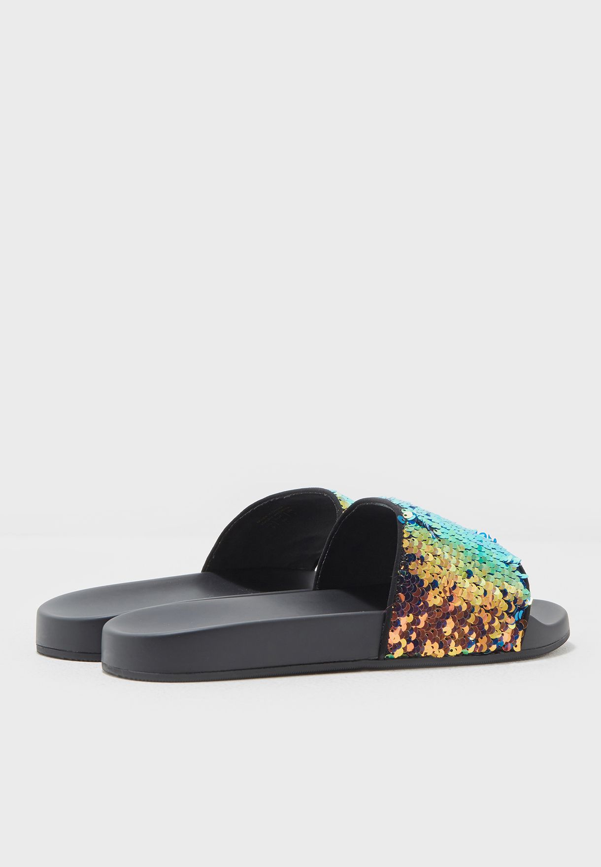 aldo glitter slides