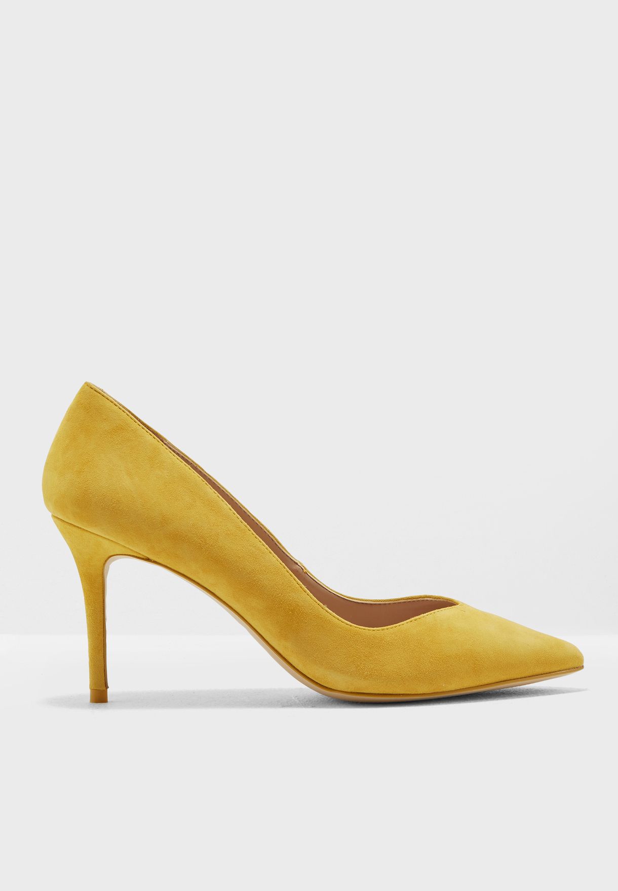aldo yellow heels
