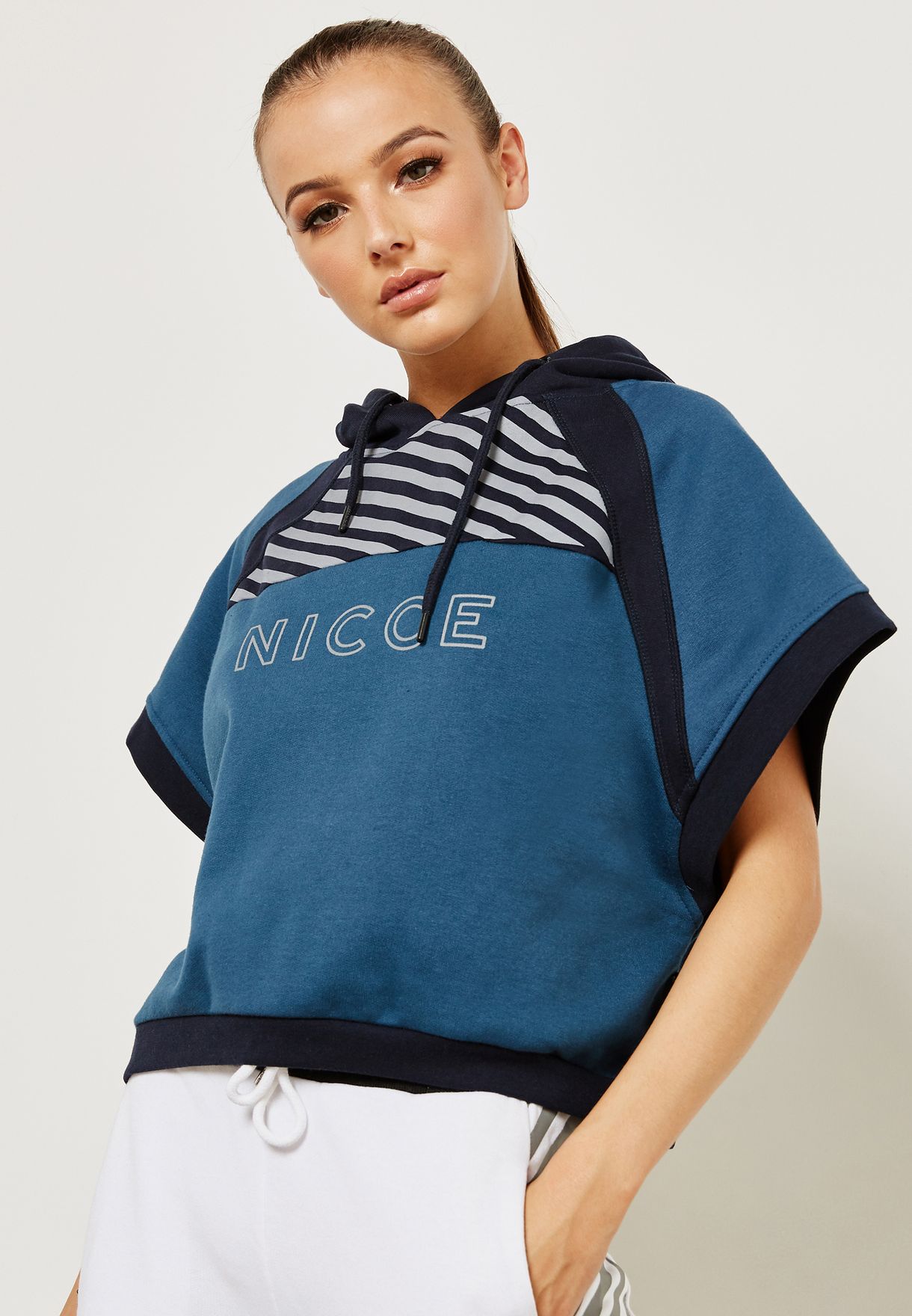 nicce cropped hoodie