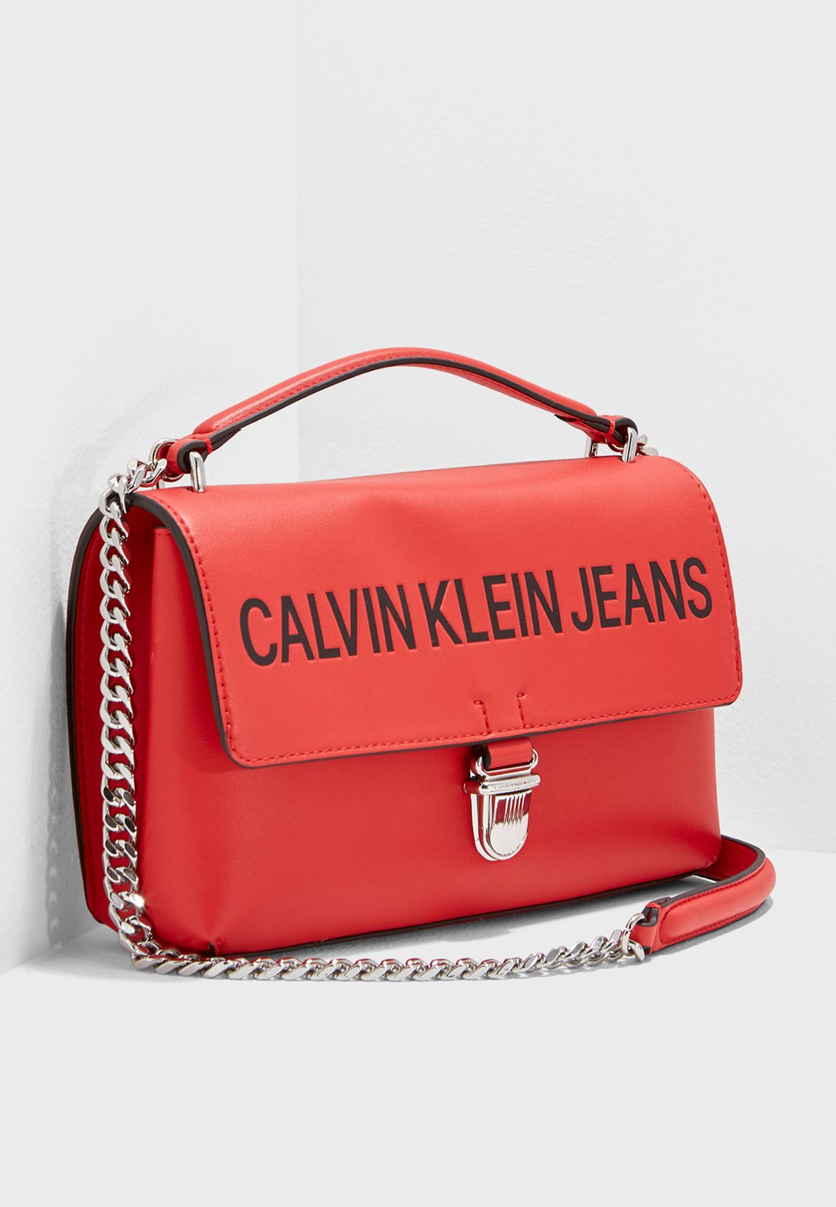 calvin klein purse red