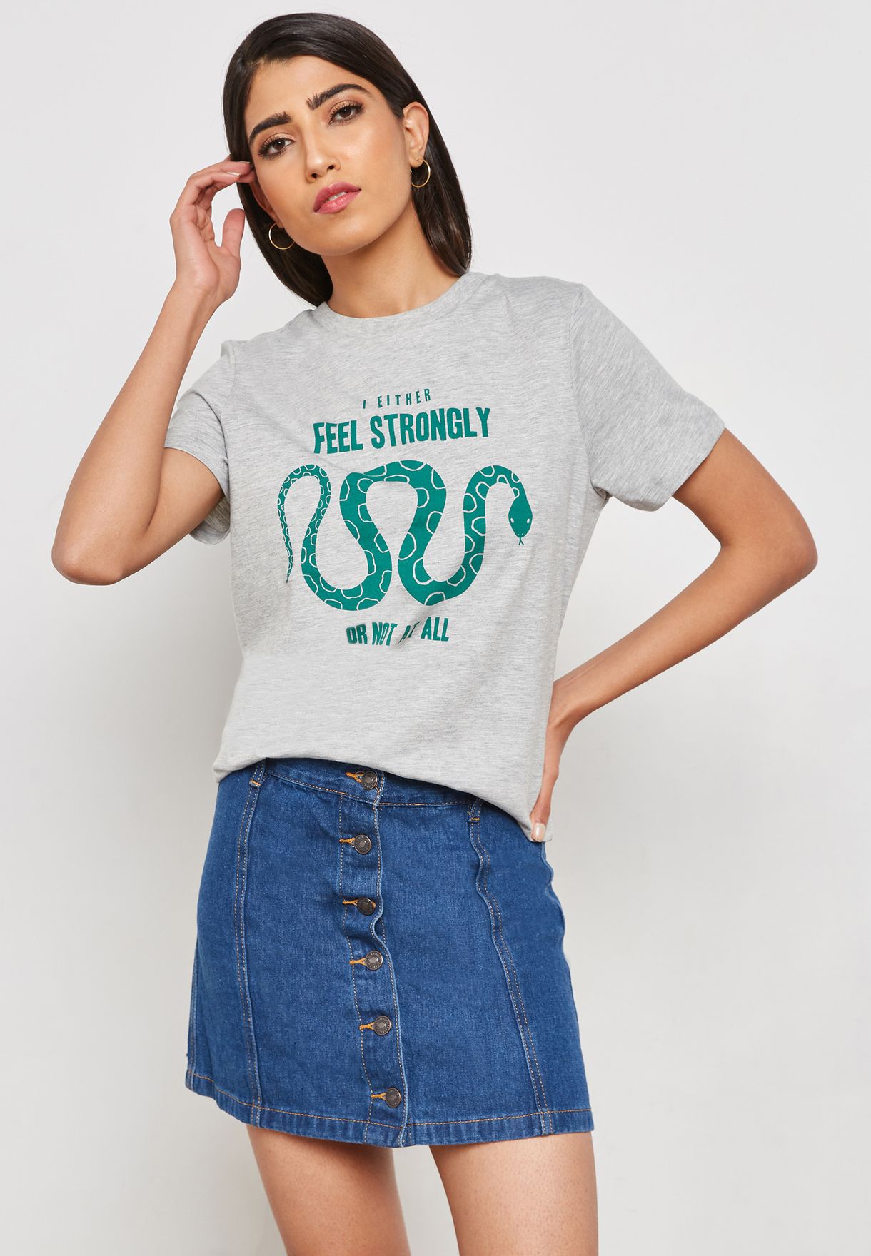 snake print t shirt