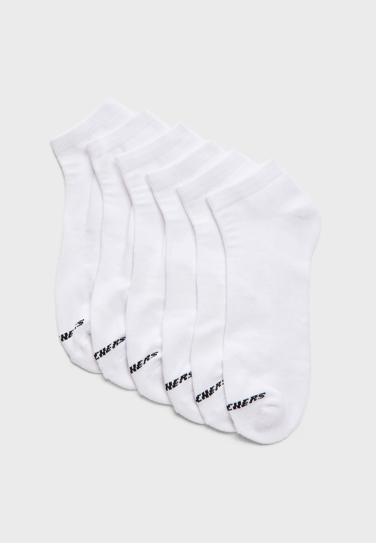 skechers white socks