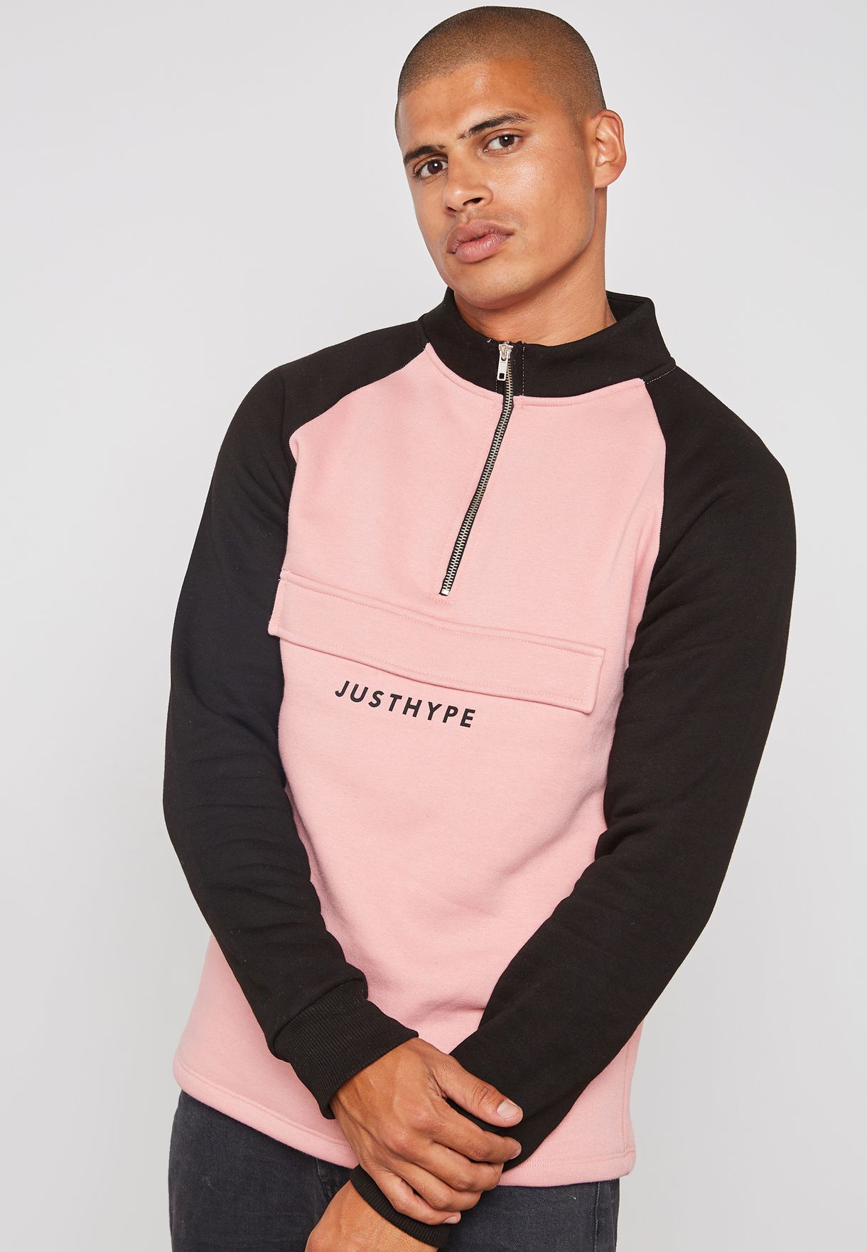 just hype hoodie pink