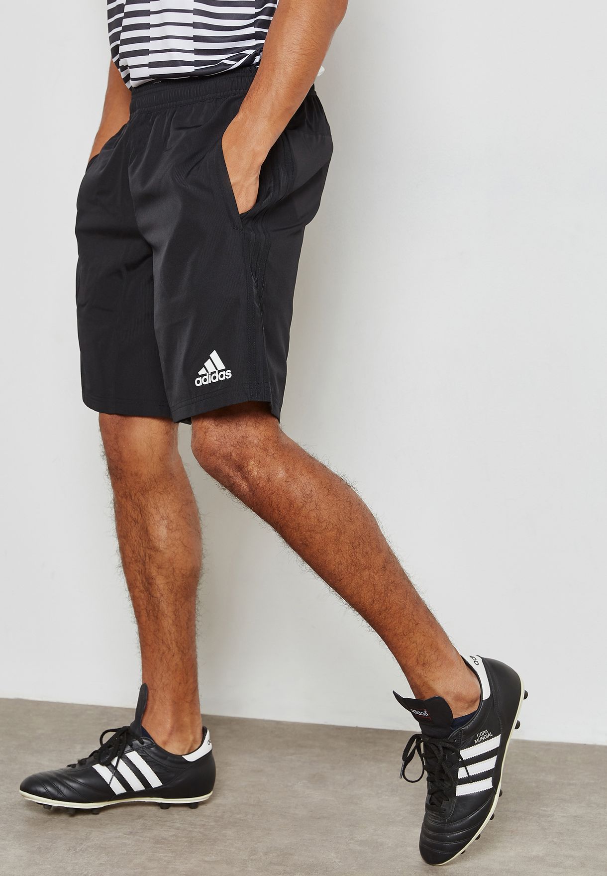 Buy adidas black Tiro 17 Shorts for Men 