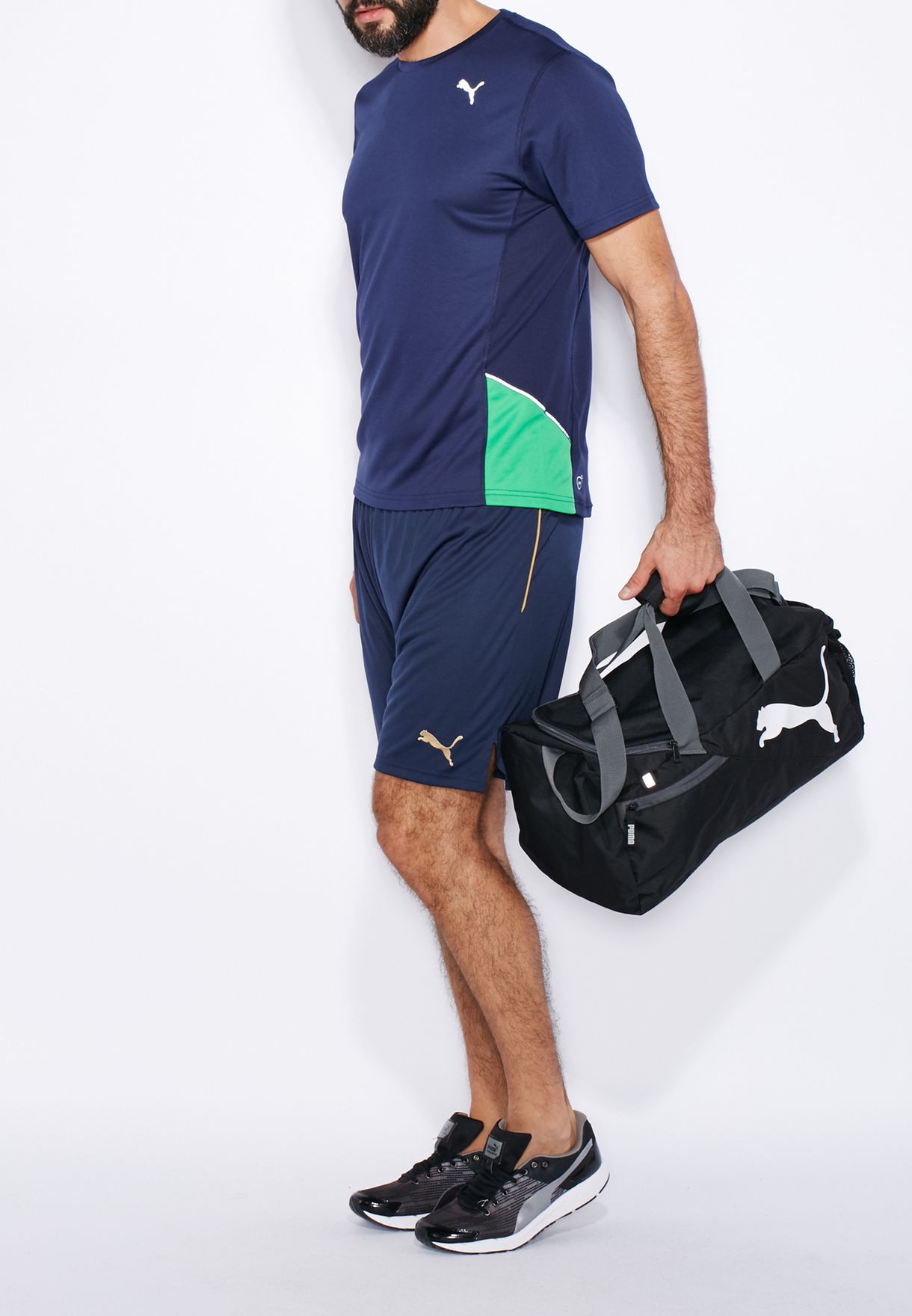 Buy PUMA black Fundamentals Sports Small Duffel Bag for Men in MENA,  Worldwide
