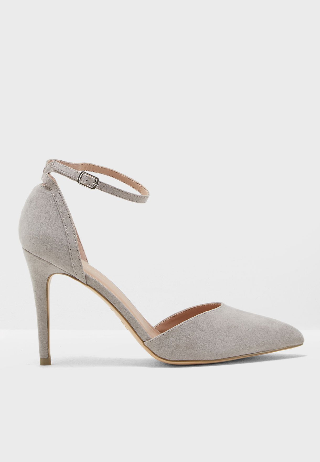 newlook grey heels