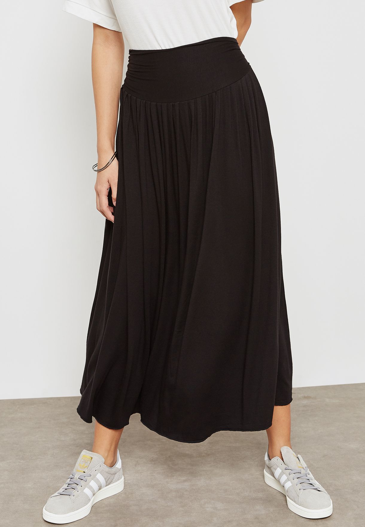Buy Ginger Basics black Essential Maxi Skirt for Women in Muscat, Salalah