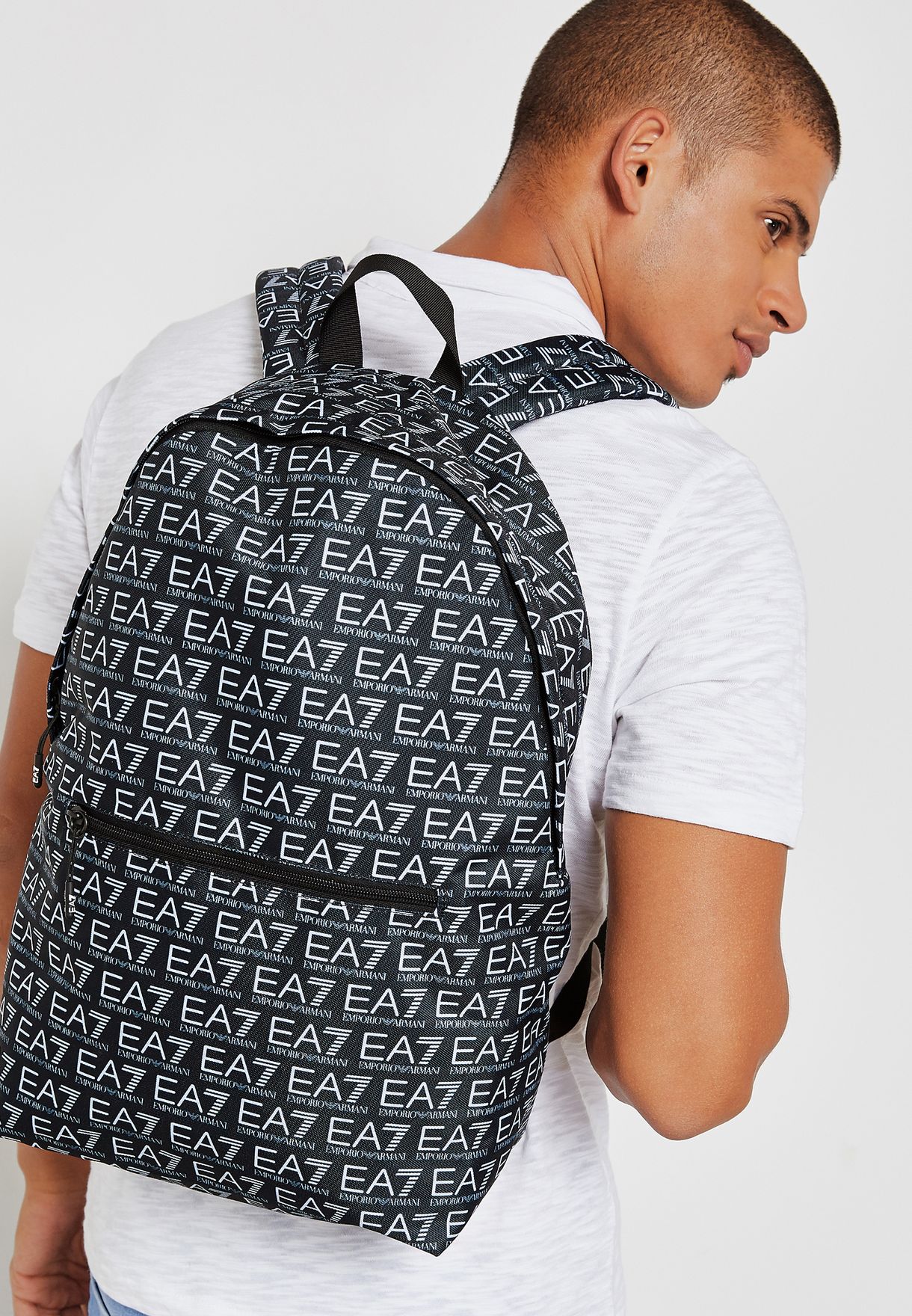 Buy Ea7 Emporio Armani prints Train Monogram Backpack for Men in Dubai, Abu  Dhabi