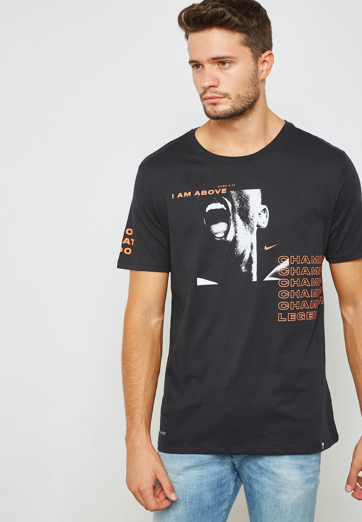Buy Nike black Kobe Bryant Exodus T-Shirt for Men in MENA, Worldwide
