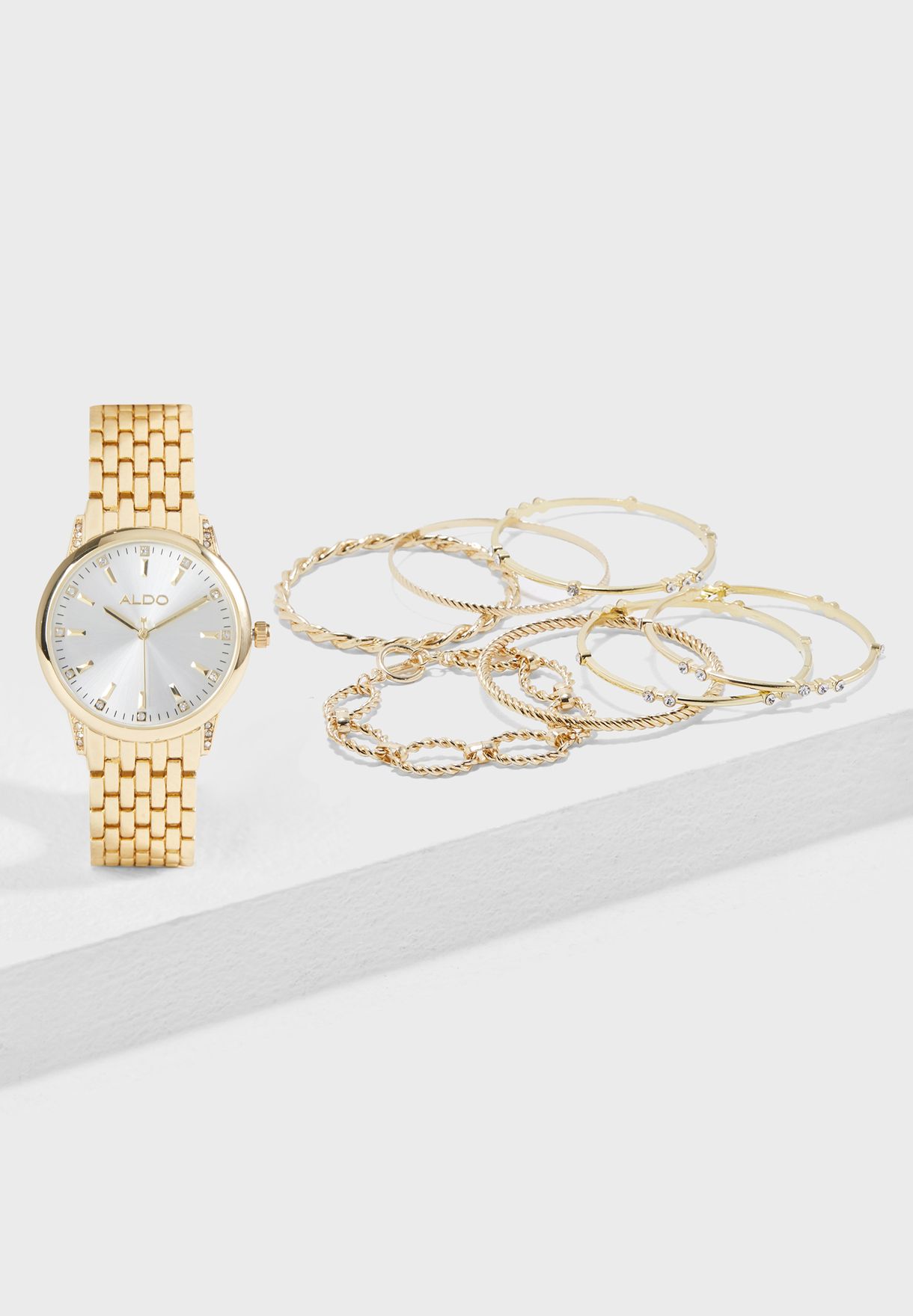 Republik Psykiatri Snavset Buy Aldo gold Watch With Bracelet Set for Women in Dubai, Abu Dhabi