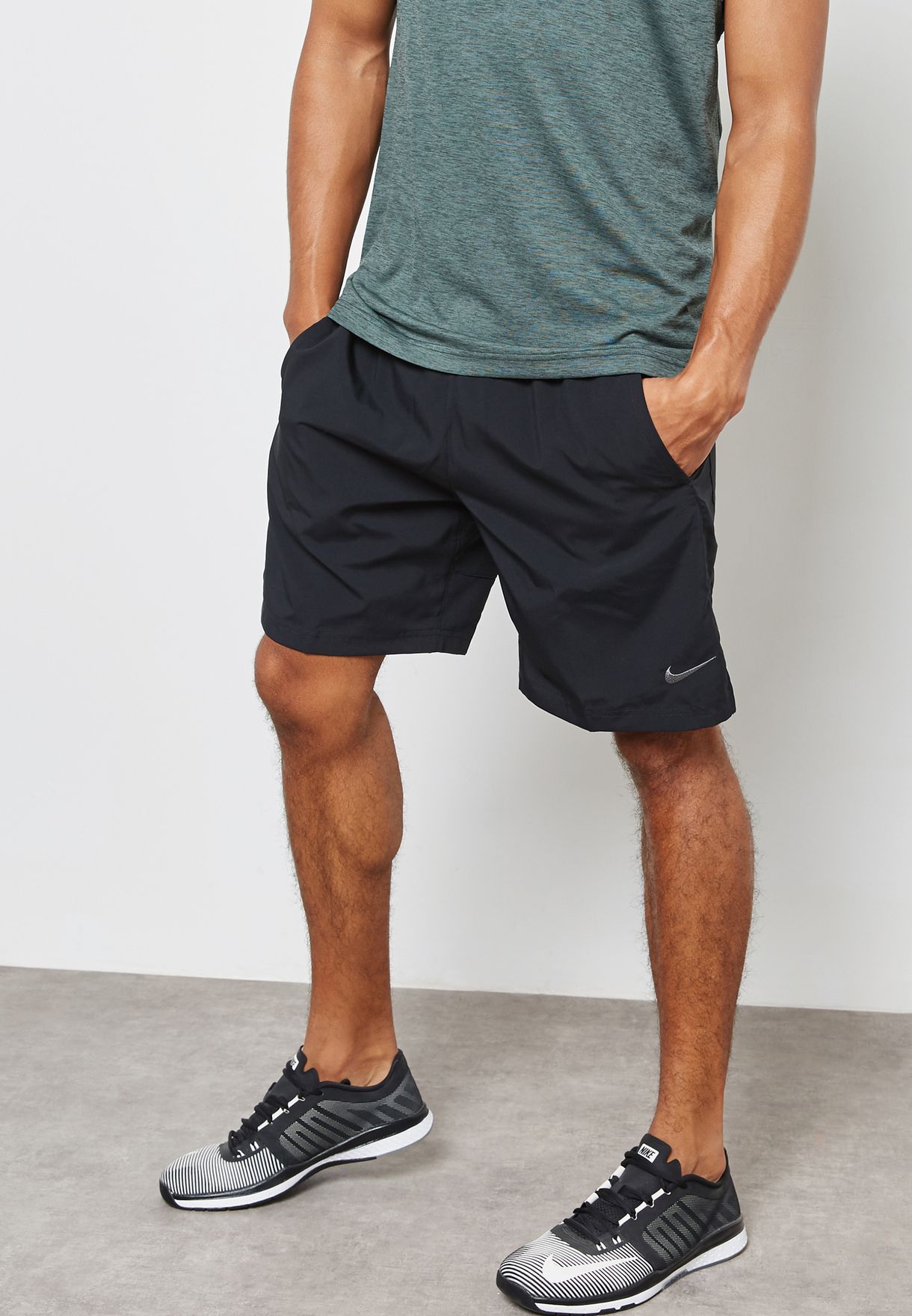Buy Nike black Flex Shorts for Men in 