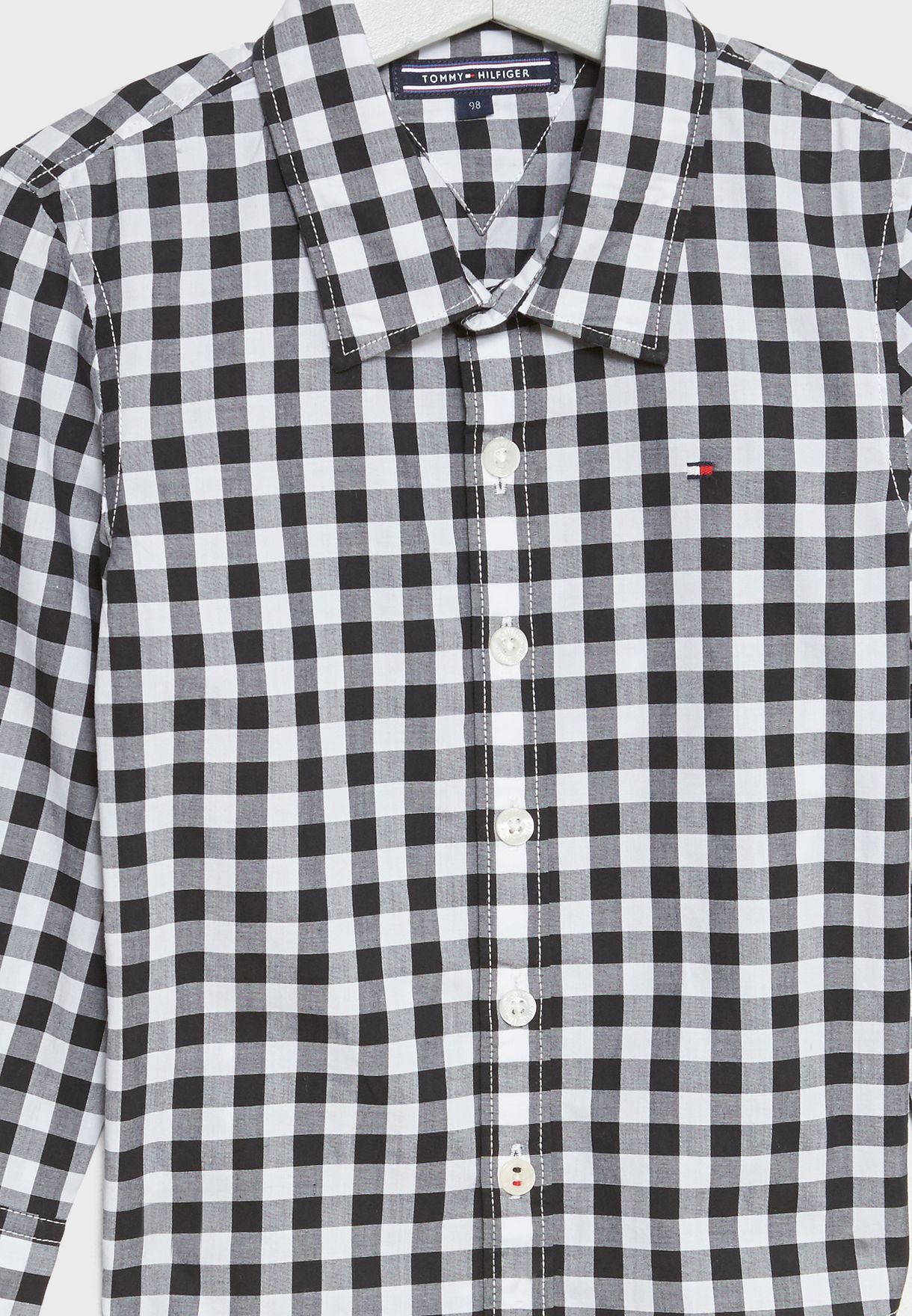 tommy hilfiger gingham shirt