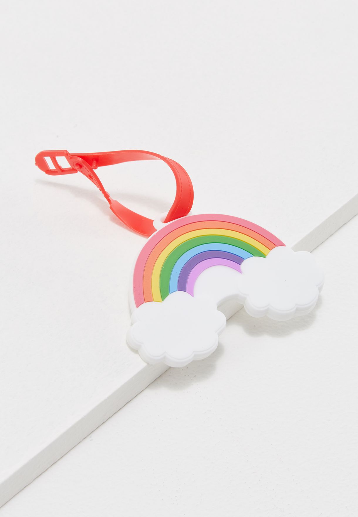 rainbow luggage tag