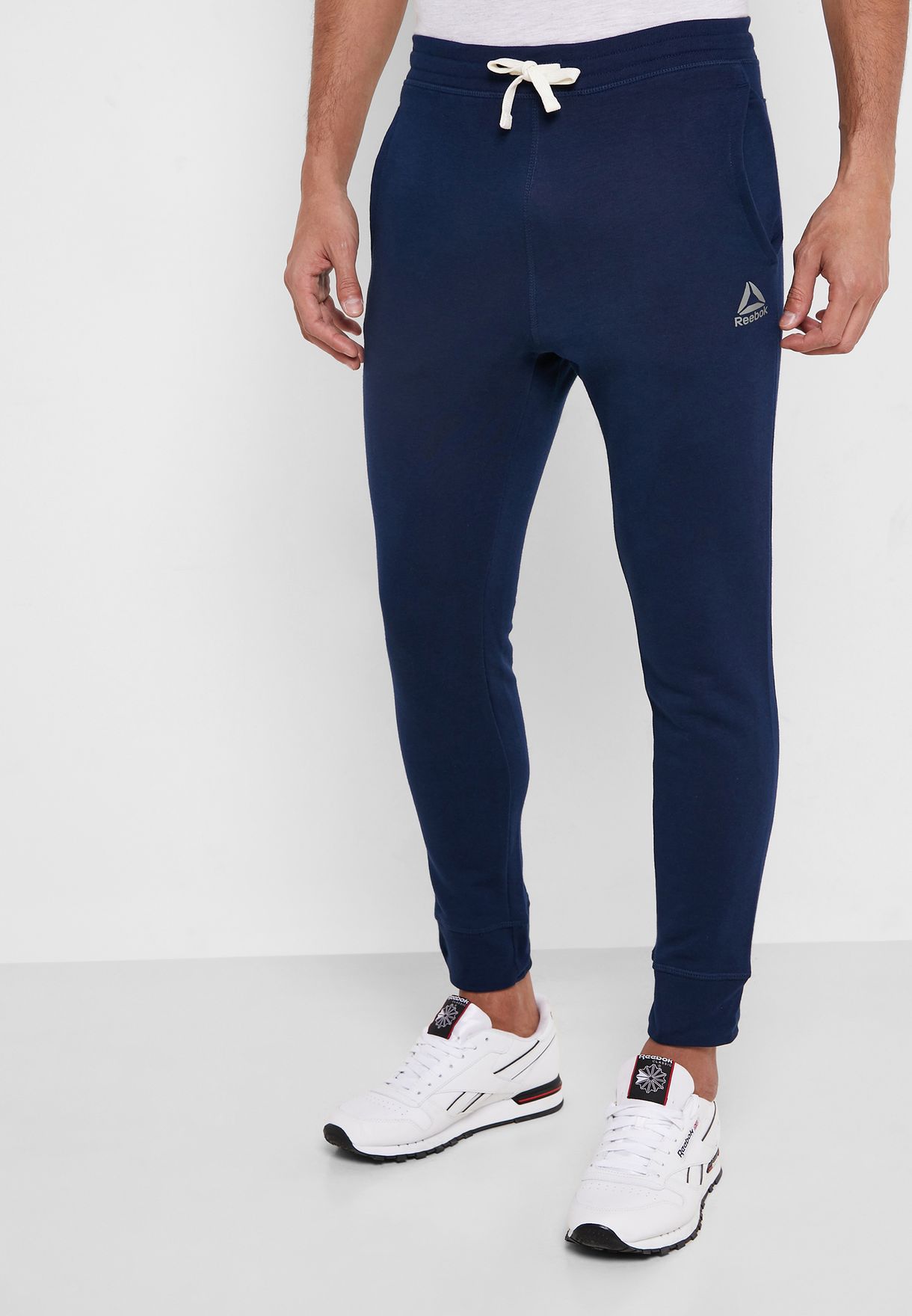 reebok cuffed sweatpants