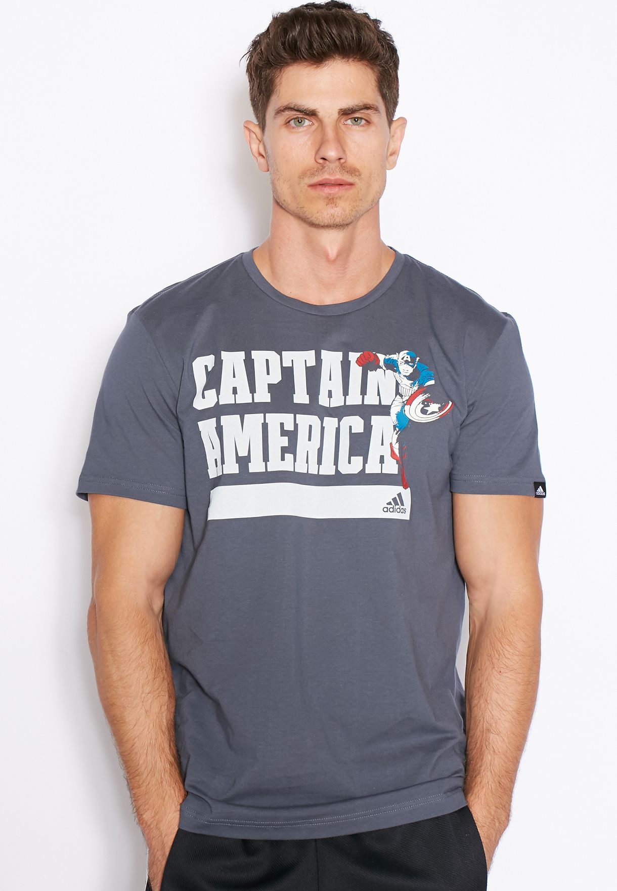 adidas t shirt captain america