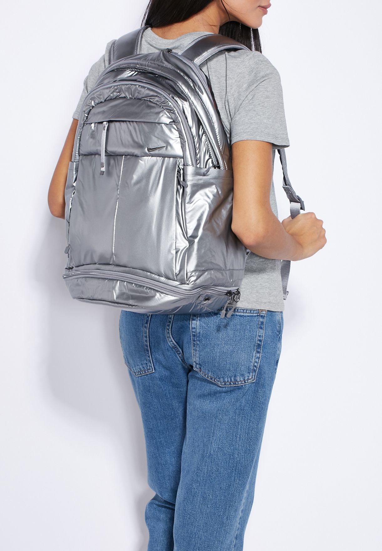 nike metallic backpack