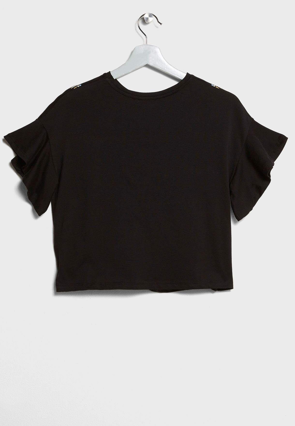 Buy New Look black Tween Embroidered Top for Kids in MENA, Worldwide