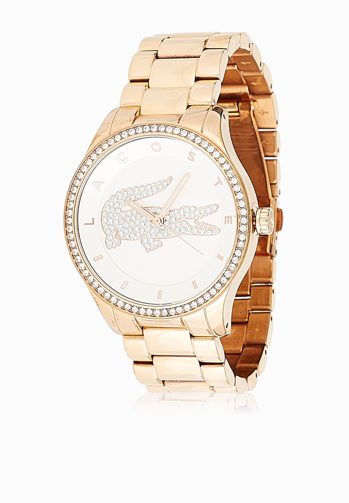 lacoste victoria watch rose gold