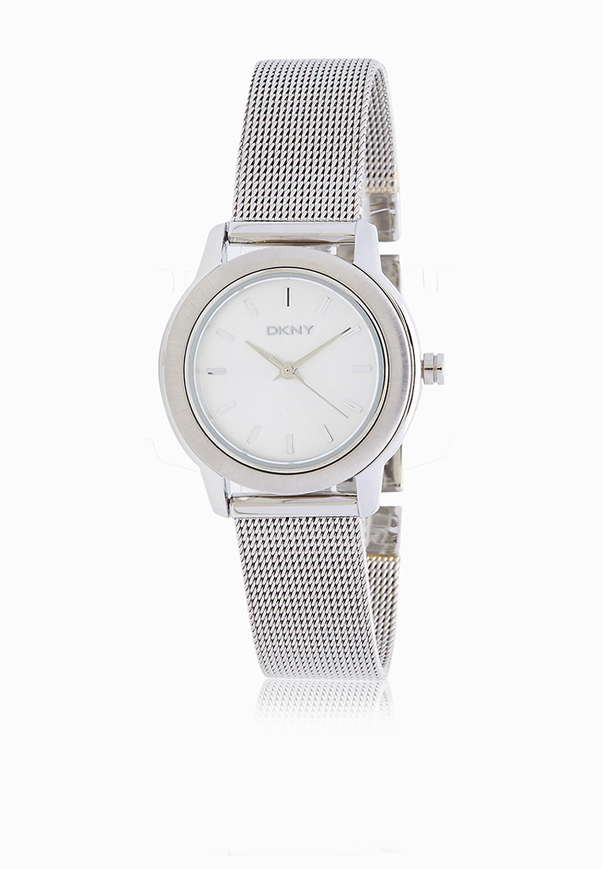 dkny mesh strap watch