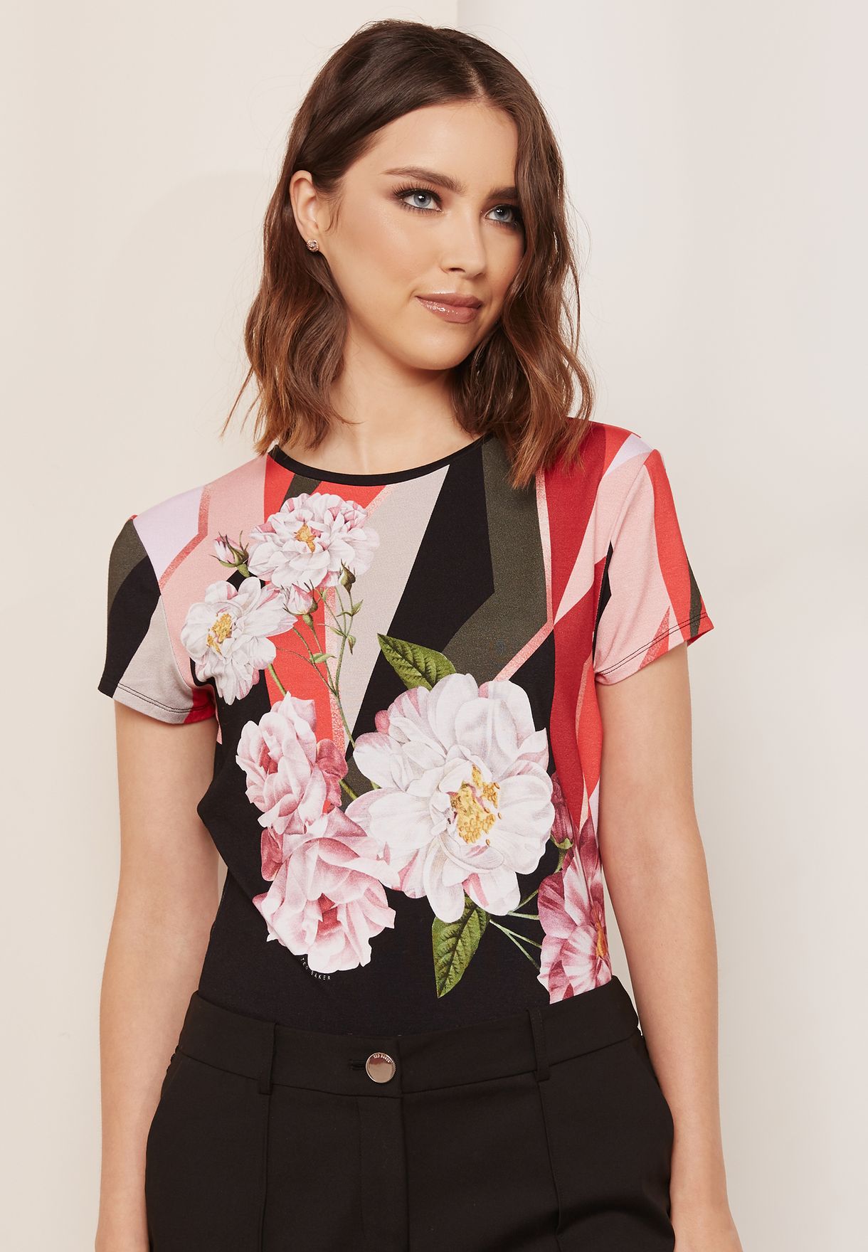 ted baker flower t shirt