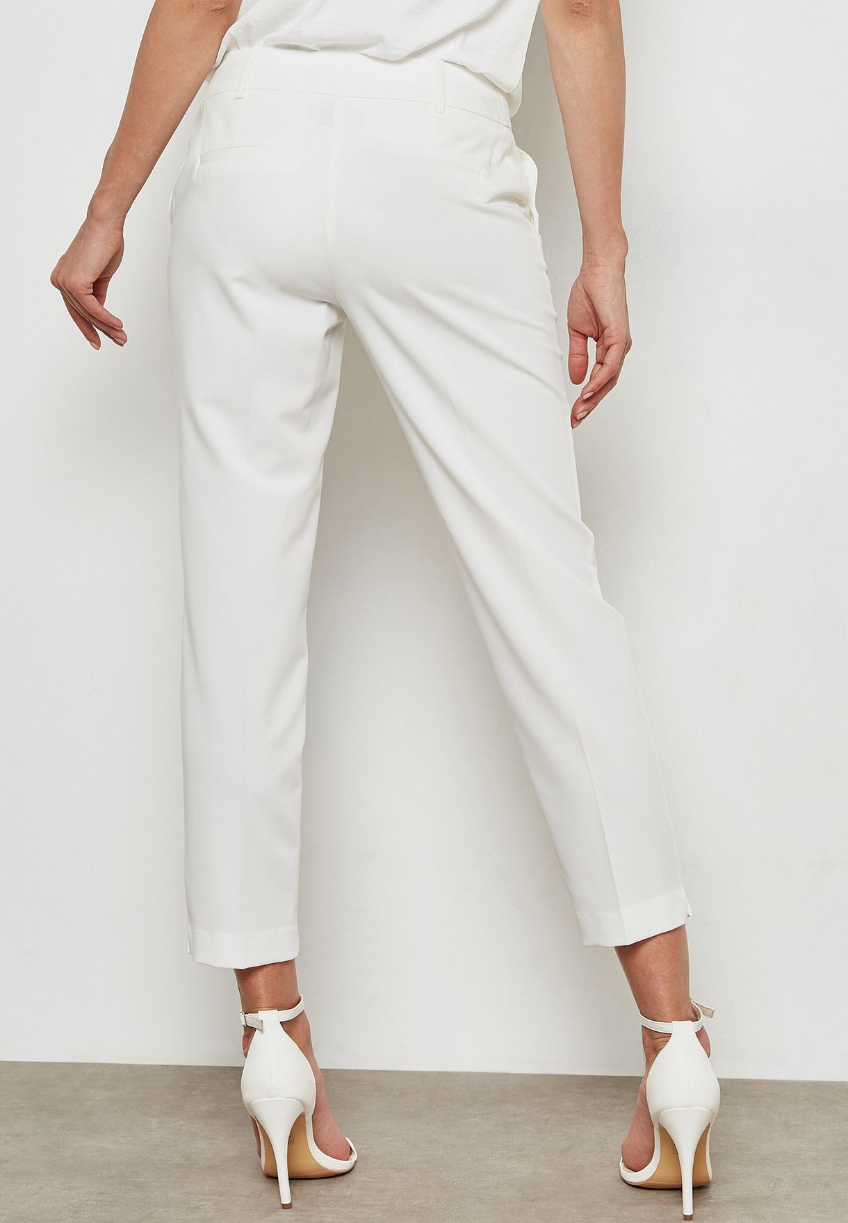 Buy Dorothy Perkins white Ankle Grazer Pants for Women in Manama, Riffa