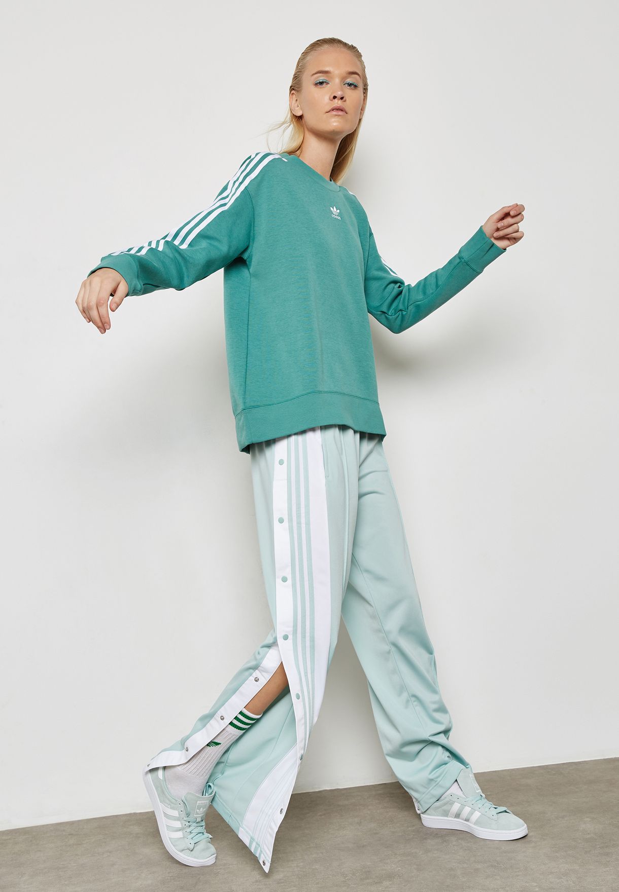 Buy adidas Originals green adicolor 3 Stripe for Women in MENA, Worldwide