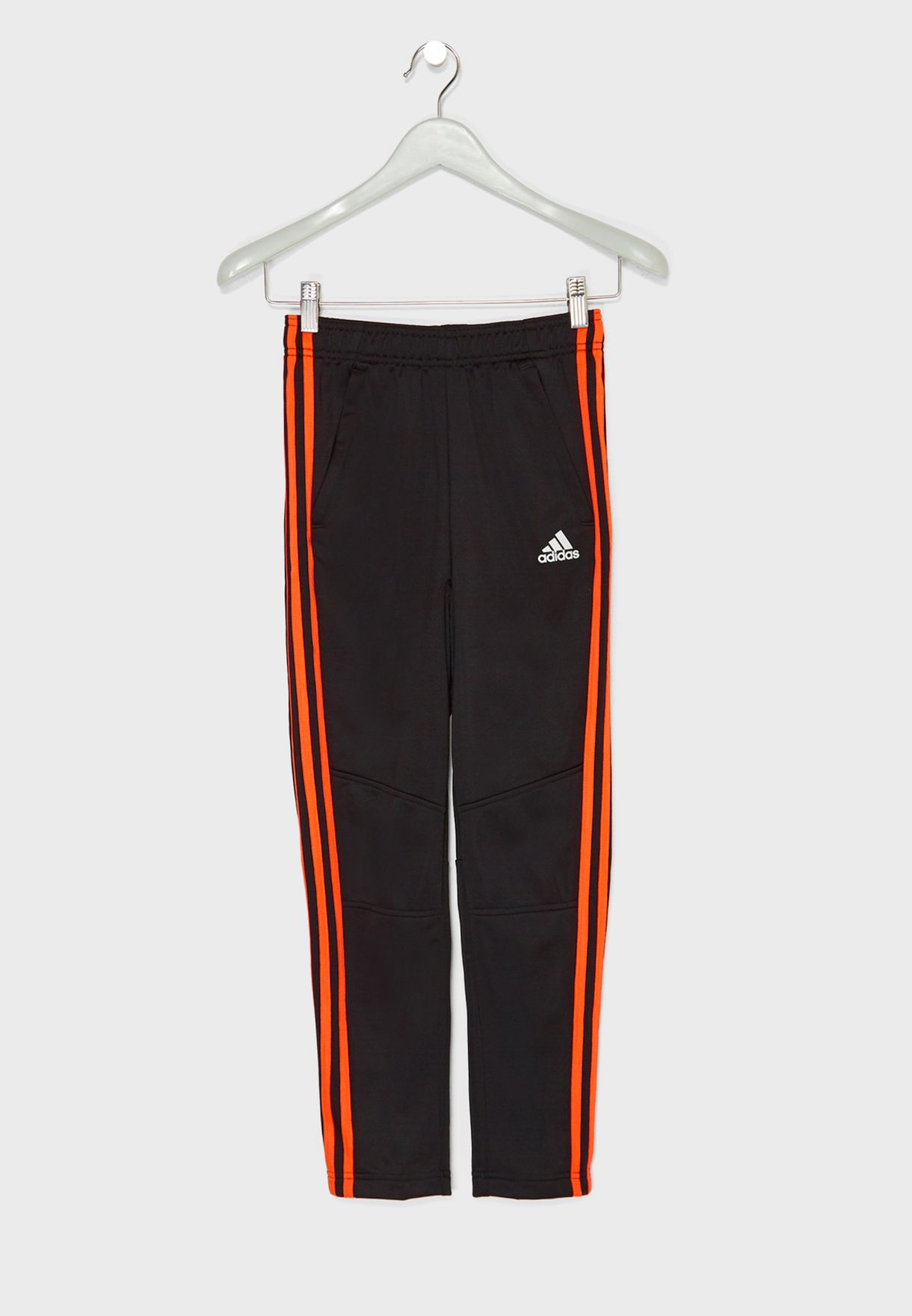 adidas black orange stripes
