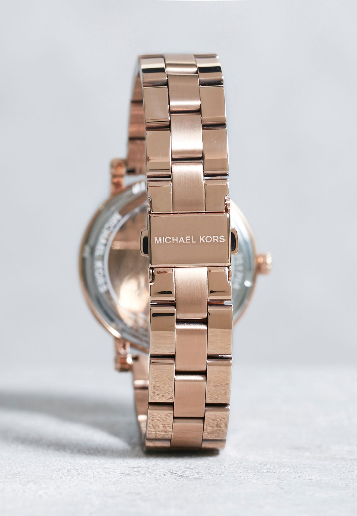 michael kors purple and gold watch