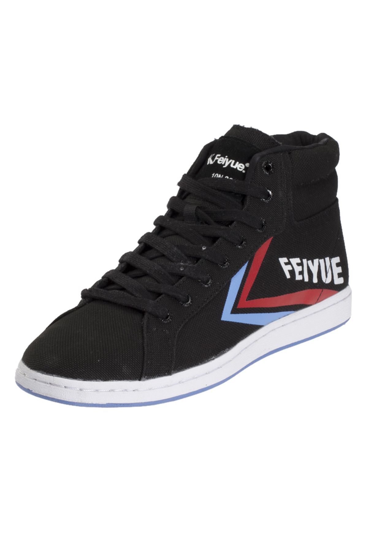 feiyue high top shoes black