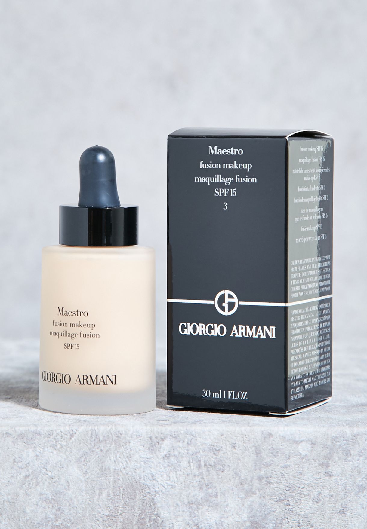 Buy Giorgio Armani neutrals Maestro Fusion Make Up Foundation SPF 15 - #3  for Women in Dubai, Abu Dhabi