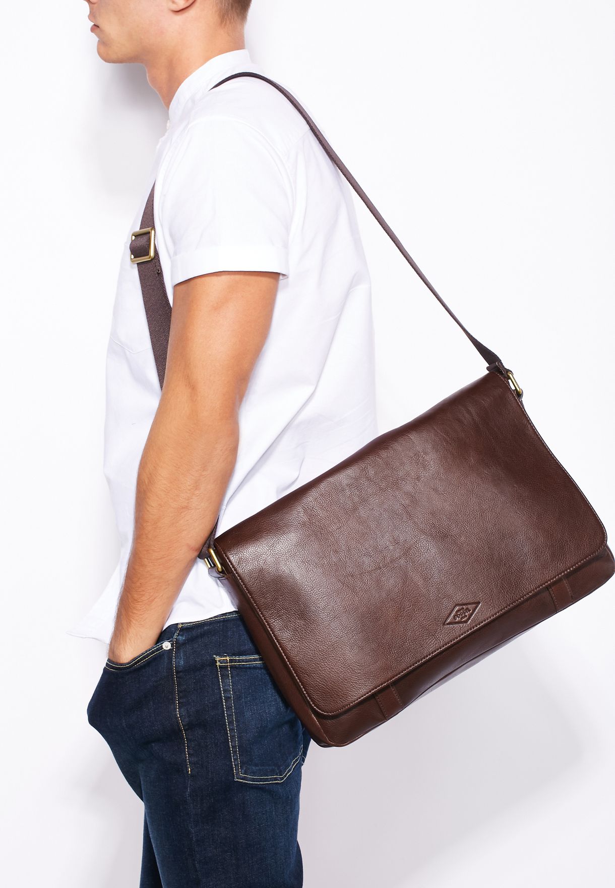 fossil aiden messenger bag