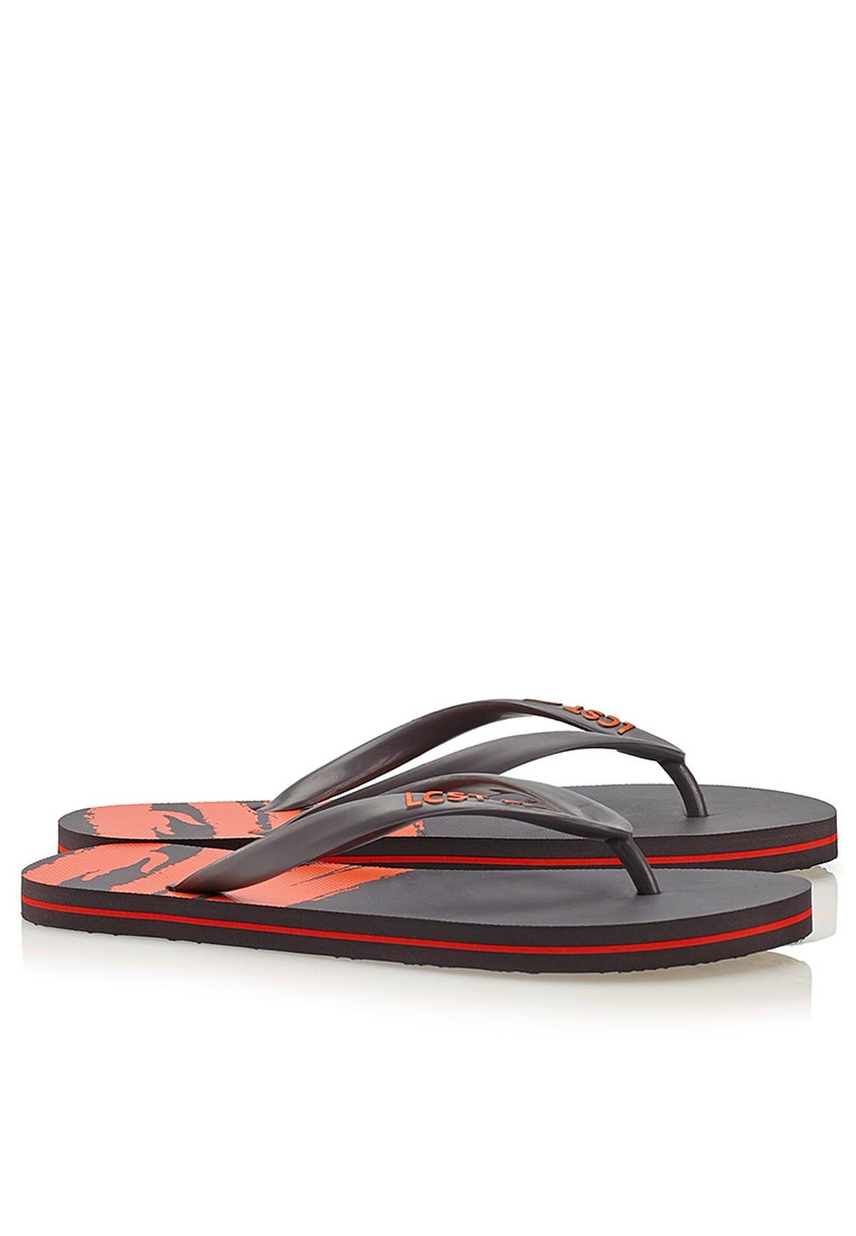 lacoste flip flops womens