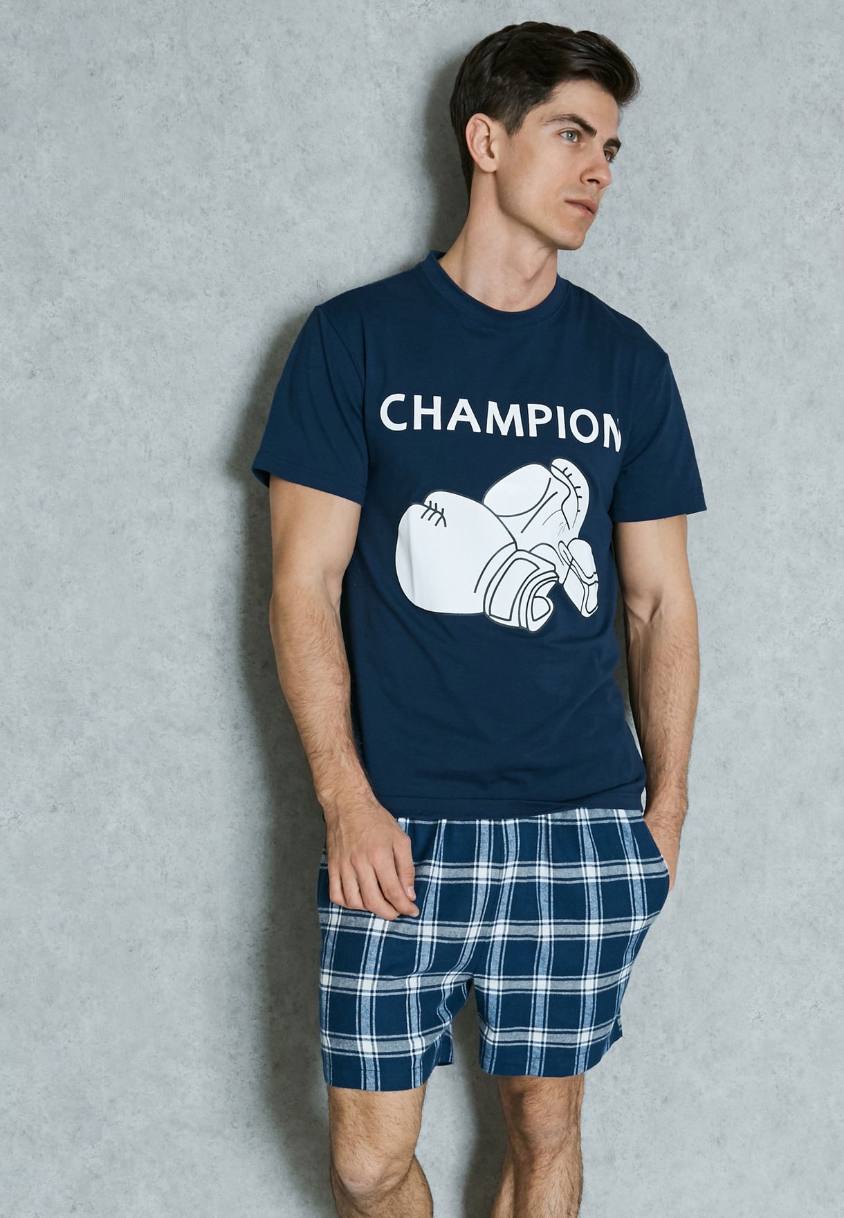 champion short set men's