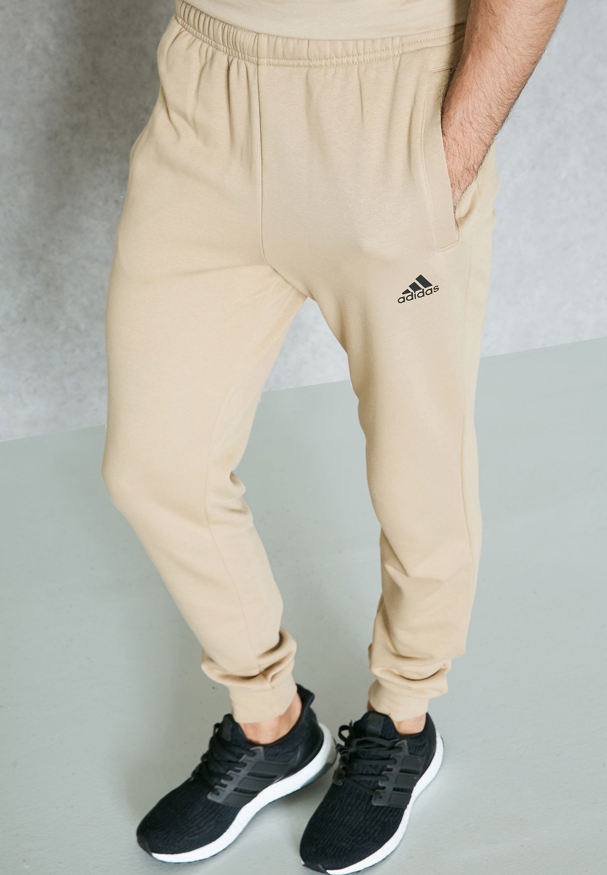 adidas beige track pants