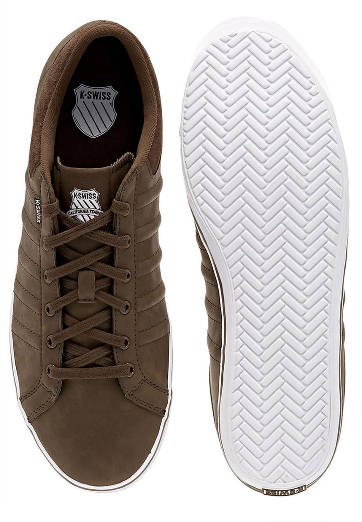 Buy K Swiss brown Low-top Sneakers for Men in Dubai, Abu Dhabi