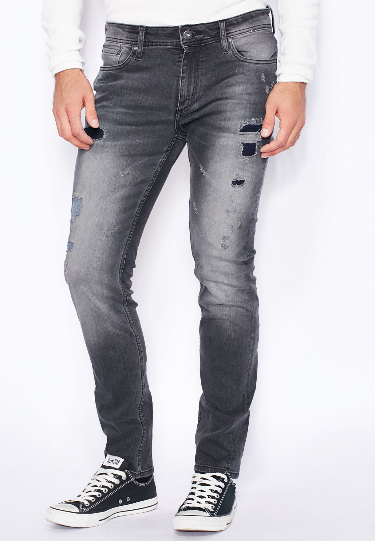 Buy Jack Jones Ben Skinny Wash Jeans for Men in MENA, Worldwide