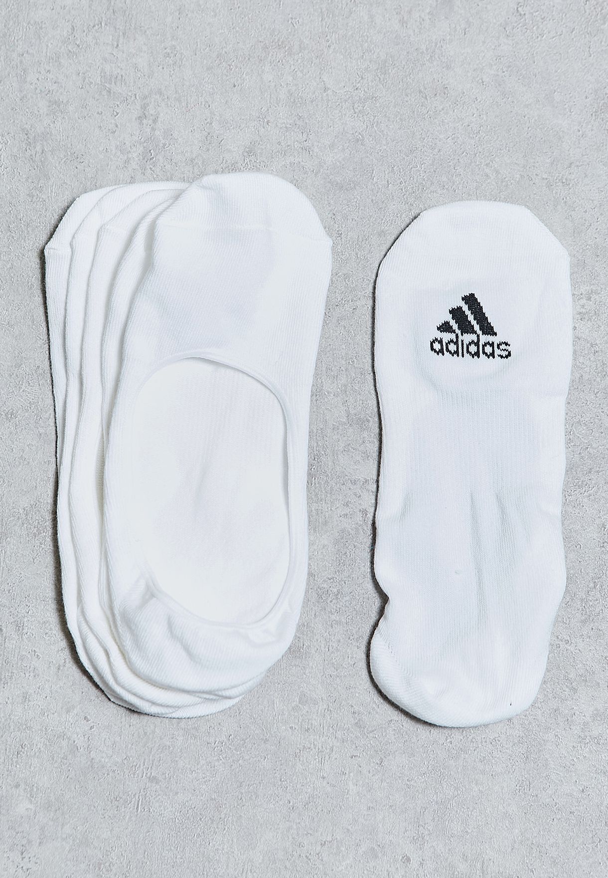 Buy adidas white 3 Pack Invisible Socks for Women in